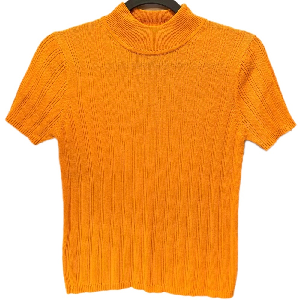 Studio G orang knit turtle kneck